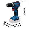 Aku příklepový vrtací šroubovák, 2x 2,0Ah, L-Case GSB18V-52 Bosch Professional 060190123