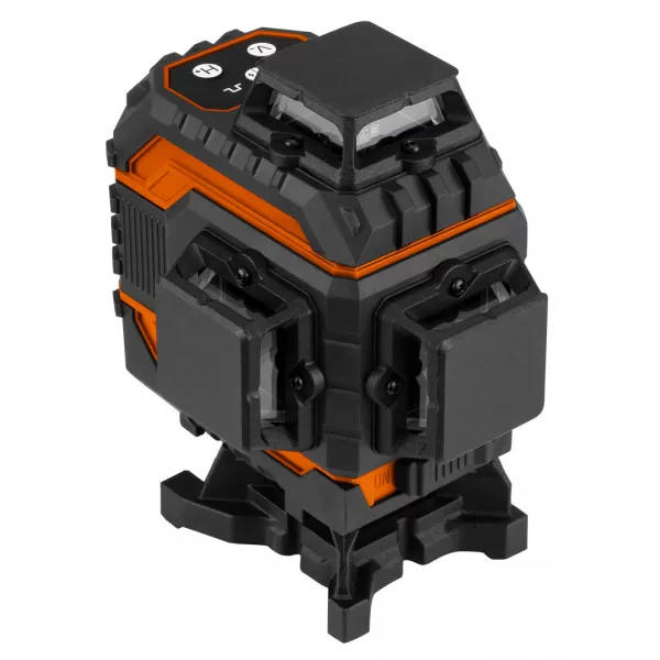 Laser 3D, 25 m, 12 čar, zelený, magnetický držák, kufr NEO tools 75-140