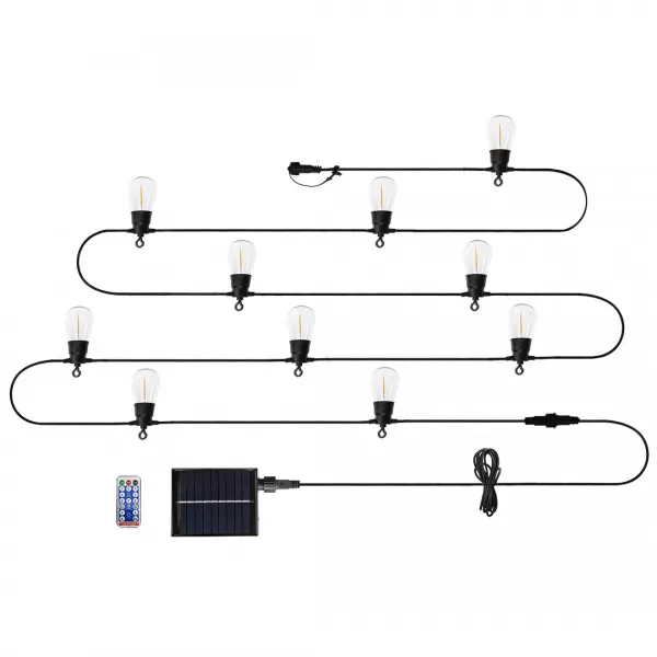 Girlanda solární,10 LED žárovek,8 funkcí svícení NEO tools 99-116