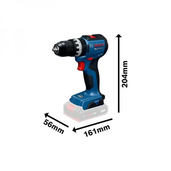 AKU PŘÍKLEPOVÝ ŠROUBOVÁK GSB18V-52 Bosch Professional 06019S0121