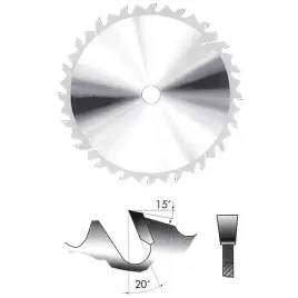 Pilový kotouč na dřevo průměr 700mm tvrdokov, hrubý řez Holzkraft 5970170