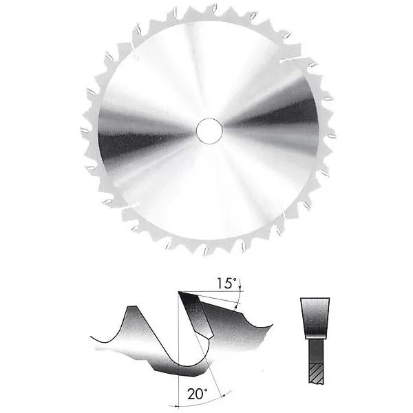 Pilový kotouč na dřevo průměr 700mm tvrdokov, hrubý řez Holzkraft 5970170