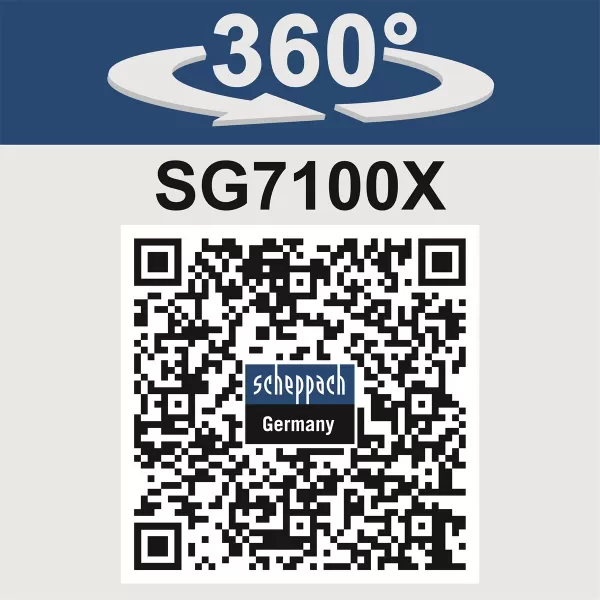 Pohonná jednotka 5500 W s AVR riadením a elektrickým štartérom Scheppach SG 7100x