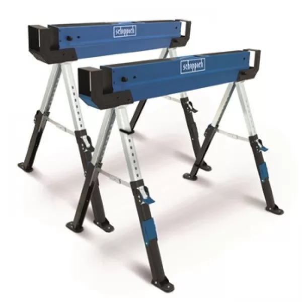Skládací stavební koza 600 kg Scheppach MWB 600 (set 2 ks)