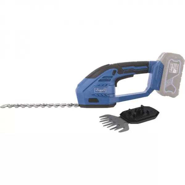 Aku nůžky na trávu a keře 20V IXES bez aku Scheppach C-HTGS200-X