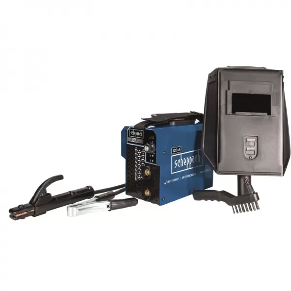Svářecí invertor 120 A s příslušenstvím Scheppach 5906606952