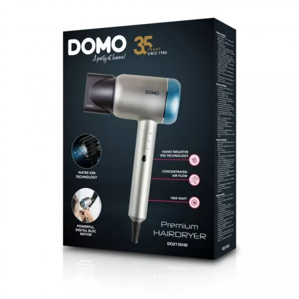 Fén na vlasy s nano ionizátorem DOMO DO2135HD