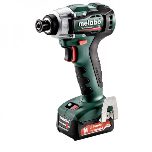 Aku rázový utahovák 12V 2x2,0Ah Metabo PowerMaxx SSD 12 BL