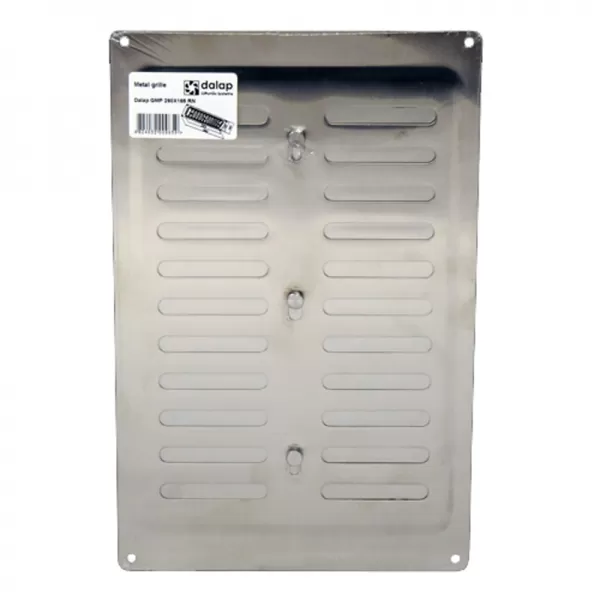 Nerezová větrací mřížka s mechanickým ovládáním 260x165 mm DALAP 6098