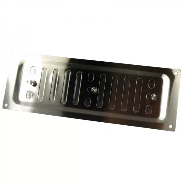 Nerezová větrací mřížka s mechanickým ovládáním 260x90 mm DALAP 6097