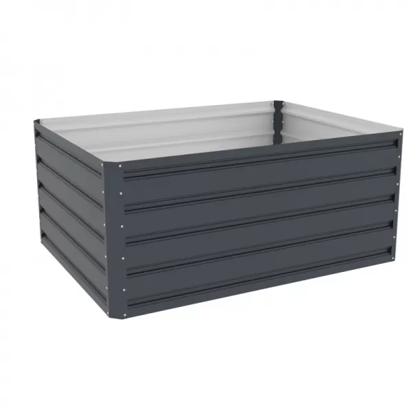 Vyvýšený záhon G21 Daisy 120 x 90 x 52 cm, plechový, antracitový