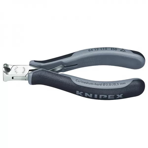 Čelní štípací kleště pro elektroniku ESD Knipex 64 12 115 ESD