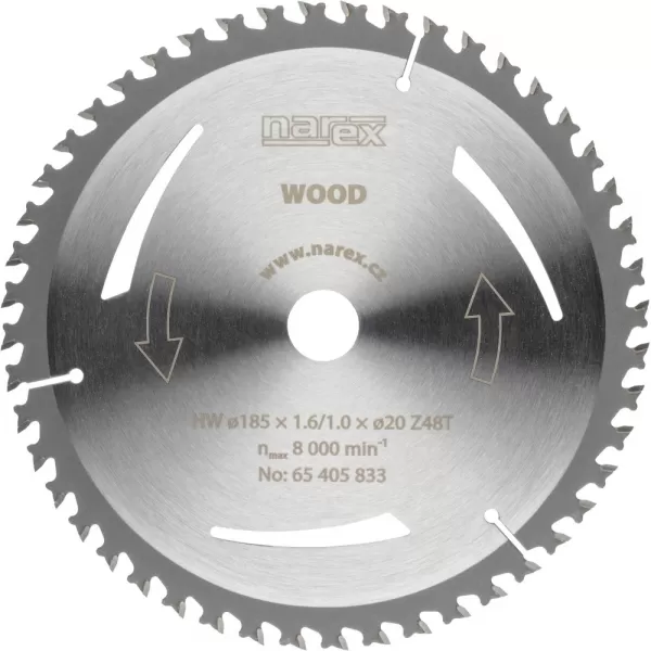 Pilový kotouč WOOD 185x1,6/1,0x20 Z48T Narex 65405833