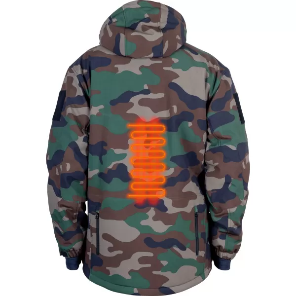 Vyhřívaná bunda + PWR banka Narex Camouflage SET CHJ-XL (65406040)