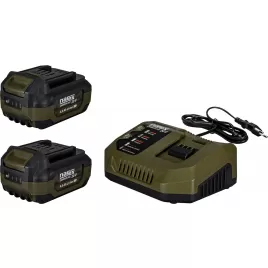 Startovací sada 2x4,0Ah + nabíječka CN20 START SET-CMFL Narex Camouflage 65406019