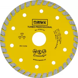 Diamantový řezný kotouč - TURBO PROFESSIONAL DIA 125 TP Narex 65405143