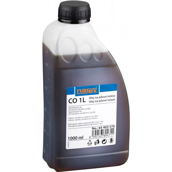 Olej na mazanie reťaze CO 1L Narex 65403576