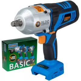 Aku bezuhlíkový rázový utahovák 60V, bez aku s regulací výkonu BRUSHLESS JUMBO POWER Narex 65405696