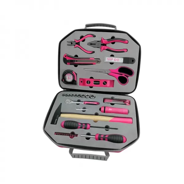 Sada nářadí 47ks, 1/4", CrV Extol Lady 6590
