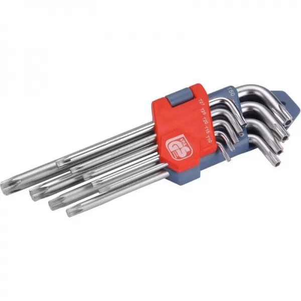 L-klíče TORX sada 9ks T 10-50 EXTOL PREMIUM 6601