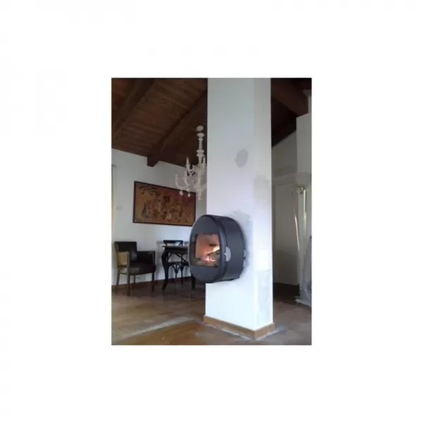 Krbová kamna závěsná SCAN 66-1 černý lak