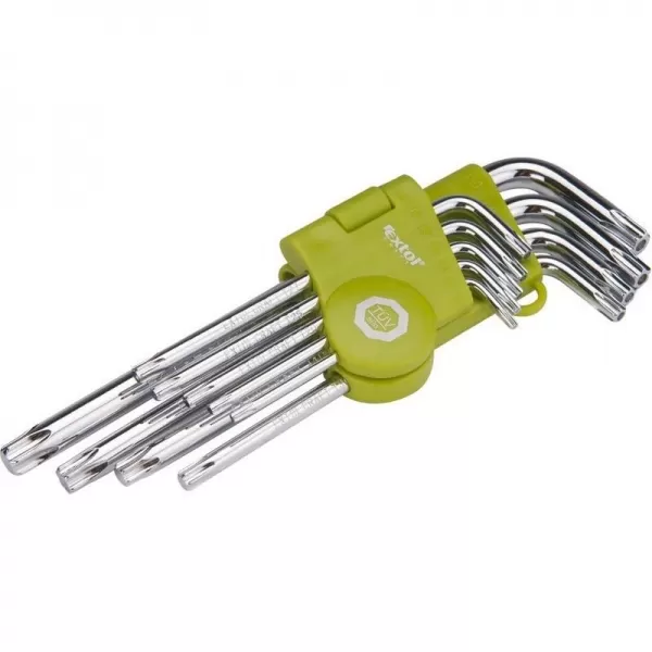 L-klíče TORX sada 9ks T 10-50 EXTOL CRAFT 66011