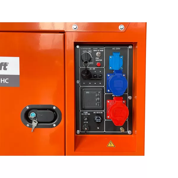 Elektrocentrála Unicraft PG-D 130 TEA-S HC