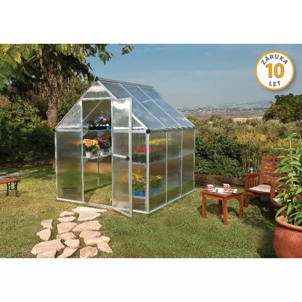 Polykarbonátový skleník Palram multiline 6x6