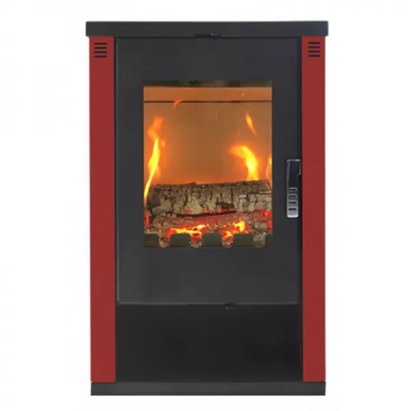 Krbová kamna VERSO Lheia, červená