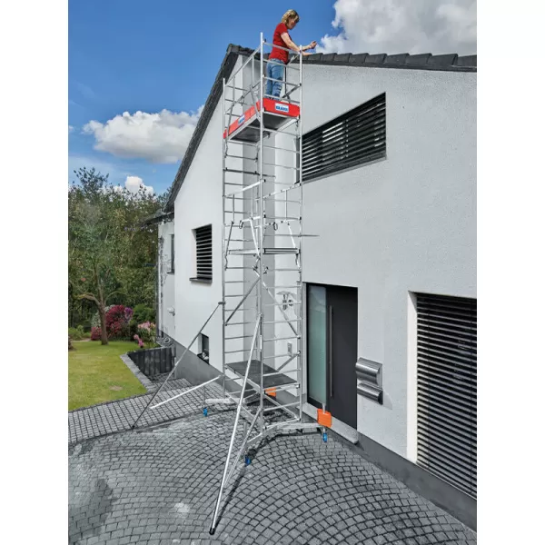 Pojízdné lešení ClimTec, druhá nástavba