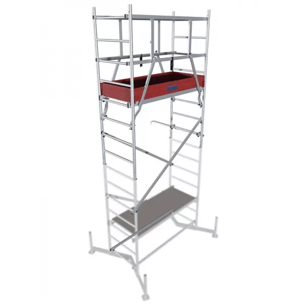 Pojízdné lešení ClimTec, první nástavba