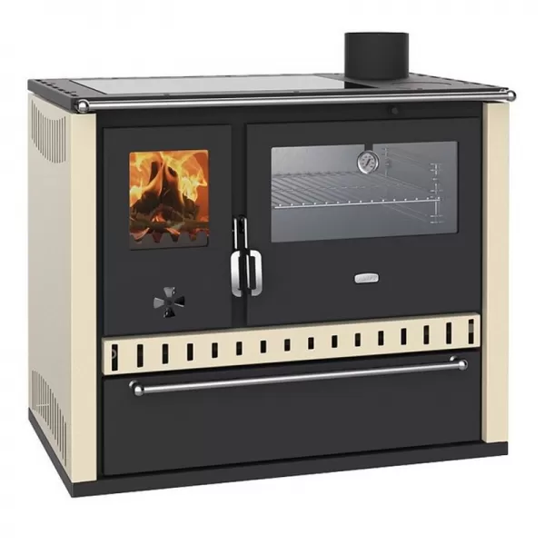 Sporák na tuhá paliva s teplovodním výměníkem, pravý PRITY GT W10 FI G DR