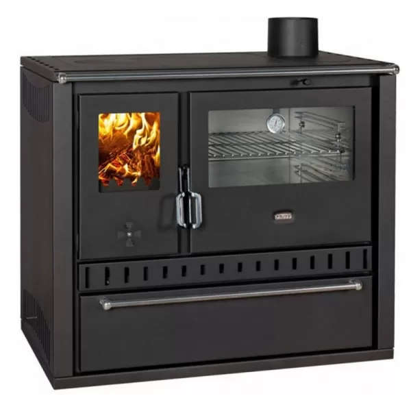 Sporák na tuhá paliva s teplovodním výměníkem, pravý PRITY GT W10 FI S DR