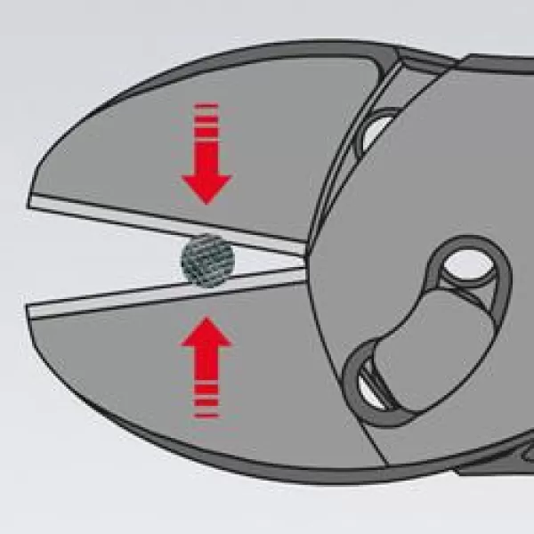 Vysoce výkonné kleště TwinForce na štípání drátu Knipex 73 71 180
