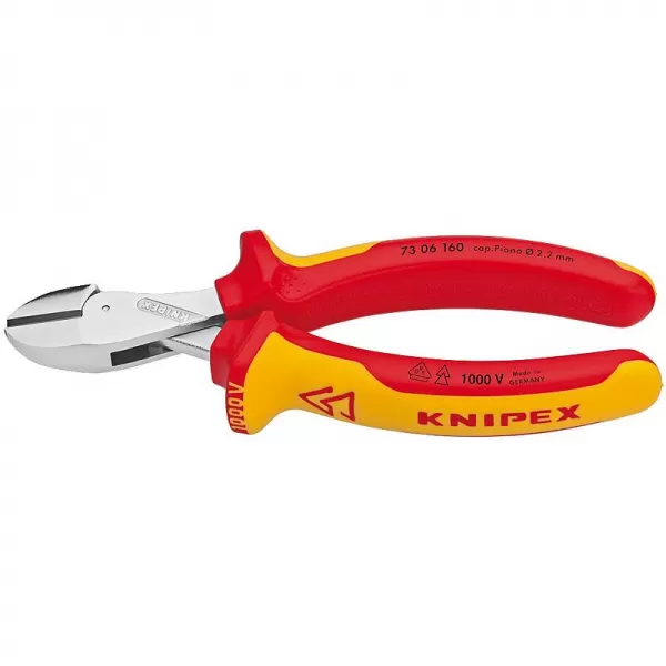 Kompaktní kleště X-Cut na štípání drátu s velkým převodem Knipex 73 06 160