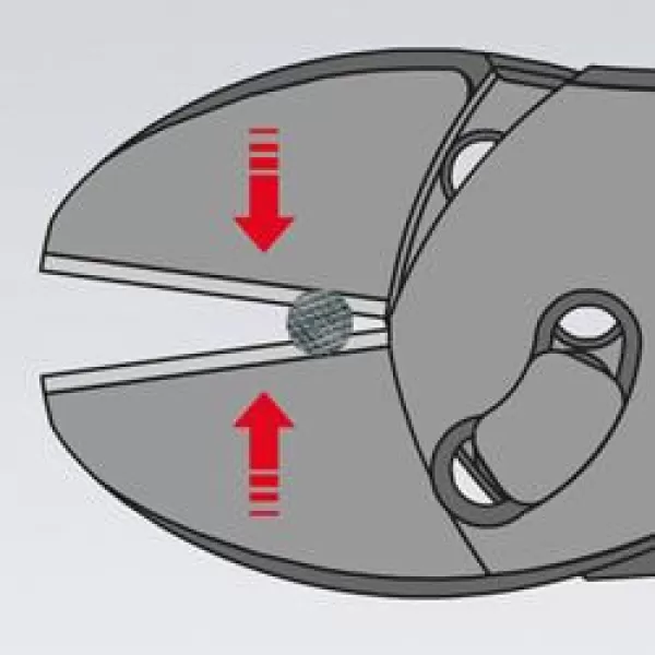 Vysoce výkonné kleště TwinForce na štípání drátu Knipex 73 71 180