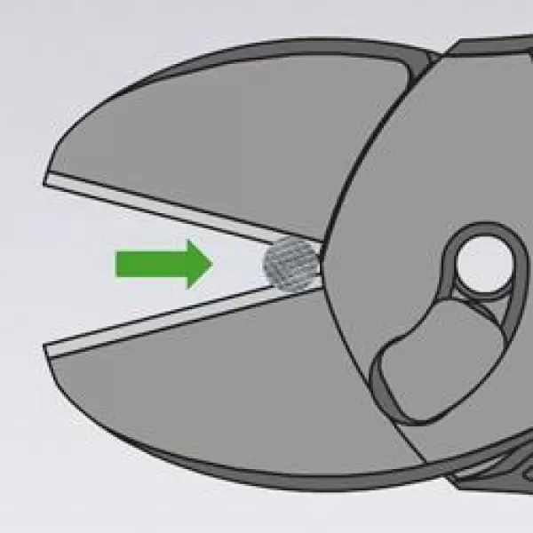 Vysoce výkonné kleště TwinForce na štípání drátu Knipex 73 71 180