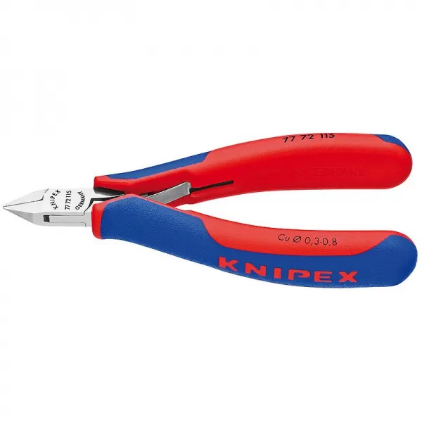 Boční štípací kleště pro elektroniku Knipex 77 72 115