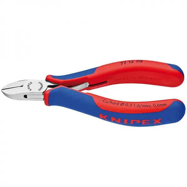Boční štípací kleště pro elektroniku Knipex 77 12 115