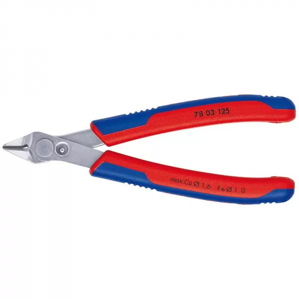 Bočné štiepacie kliešte Electronic Super Knips Knipex 78 03 125