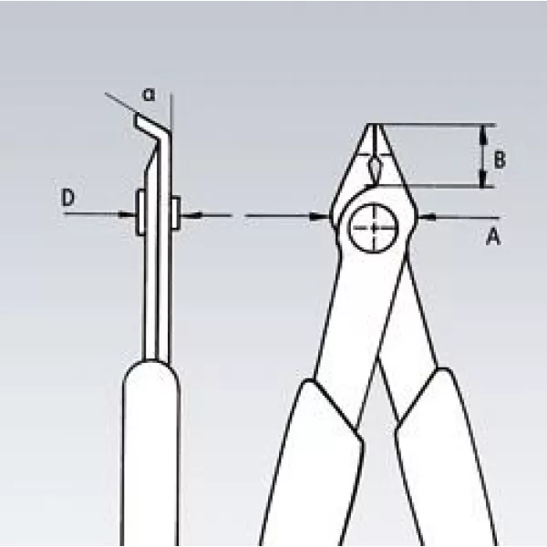 Bočné štiepacie kliešte Electronic Super Knips Knipex 78 03 125