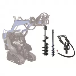 SET pohonu pro zemní vrtáky + zemní vrtáky 100 a 200 mm pro MKL 730 Scheppach 7915400715