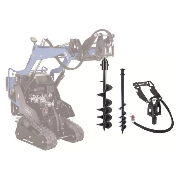 SET pohonu pro zemní vrtáky + zemní vrtáky 100 a 200 mm pro MKL 730 Scheppach 7915400715