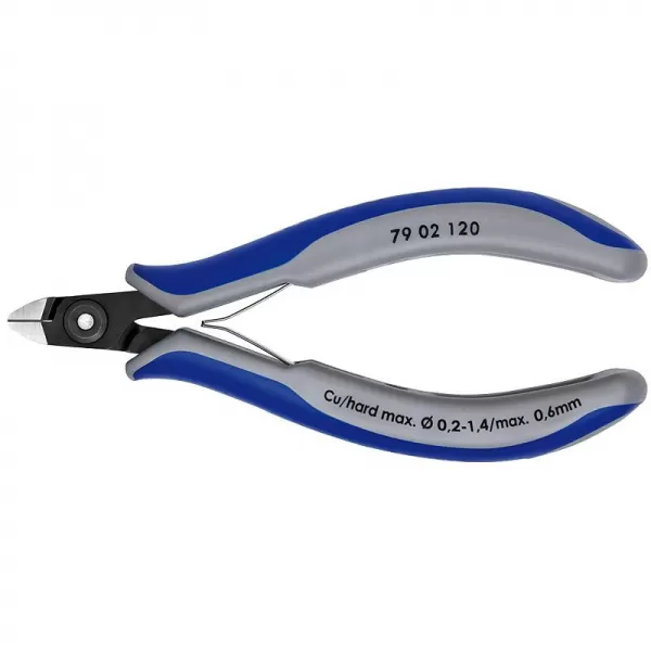 Přesné boční štípací kleště na elektroniku Knipex 79 02 120