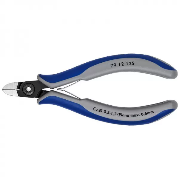 Přesné boční štípací kleště na elektroniku Knipex 79 12 125