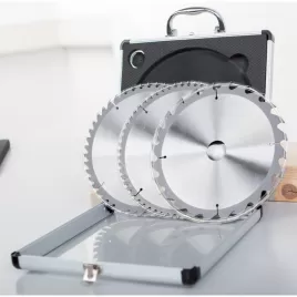 Sada 3 pilových kotoučů pro stolové a pokosové pily 210 mm Scheppach