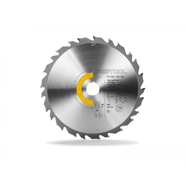 Pilový kotouč do okružních pil HW 160x1,6x20 FWW25 Festool 578585