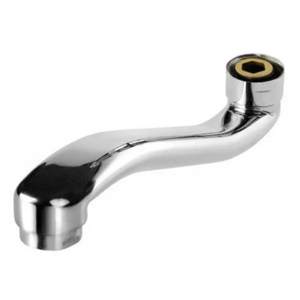 Ramínko prohnuté 30cm chrom BALLETTO 81067