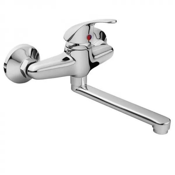 Baterie umyvadlová dřezová rozteč 150mm rovné ramínko 20cm BALLETTO 81007