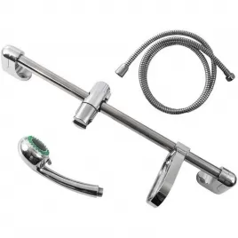 Sprchová sada velká 3funkční hlavice, tyč, držák mýdla, hadice 150cm BALETTO 830305
